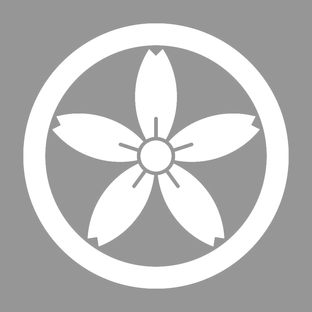 丸に細桜紋 7