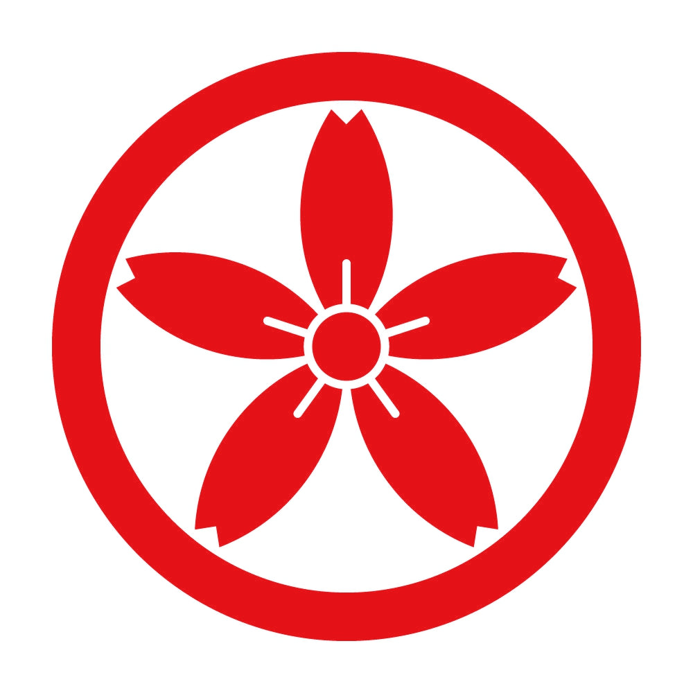 丸に細桜紋 8