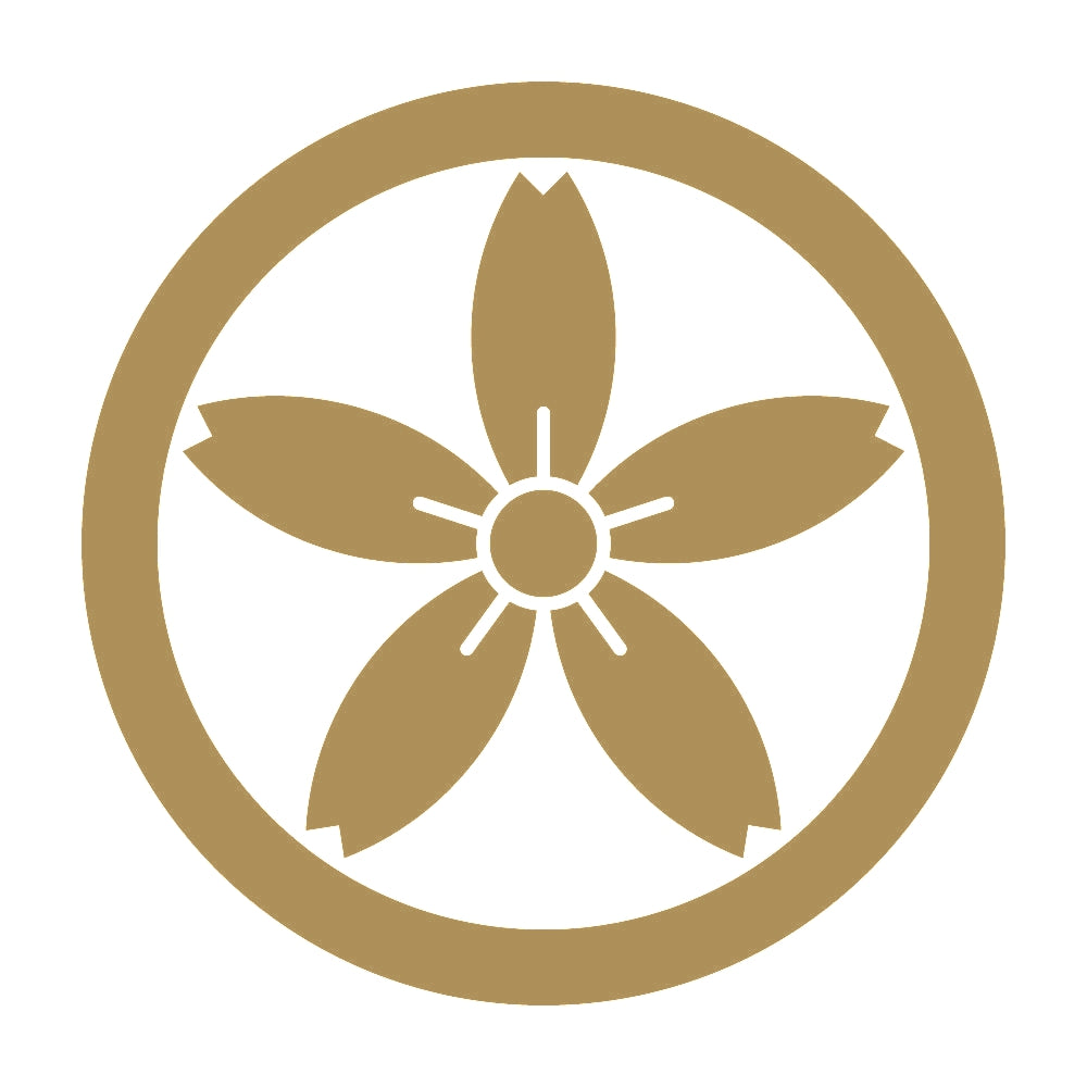 丸に細桜紋 9