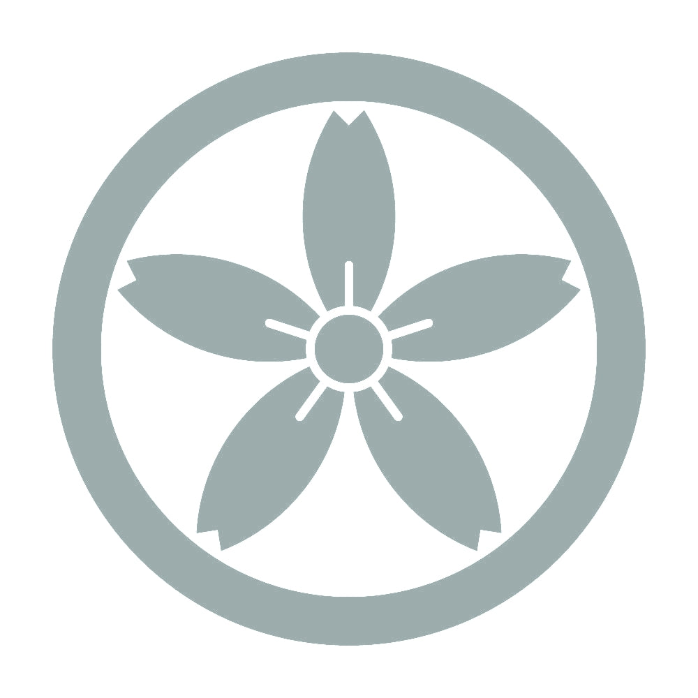 丸に細桜紋 10