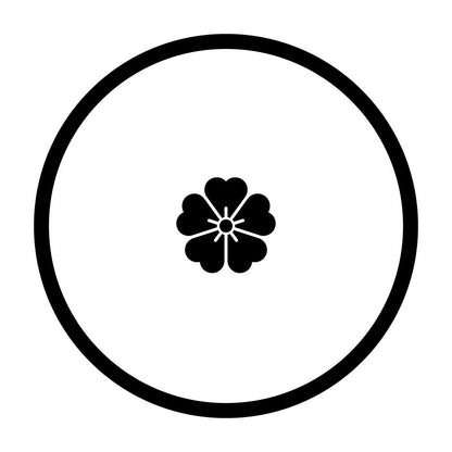 糸輪に離れ桜紋