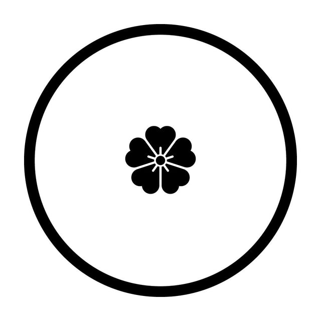 糸輪に離れ桜紋
