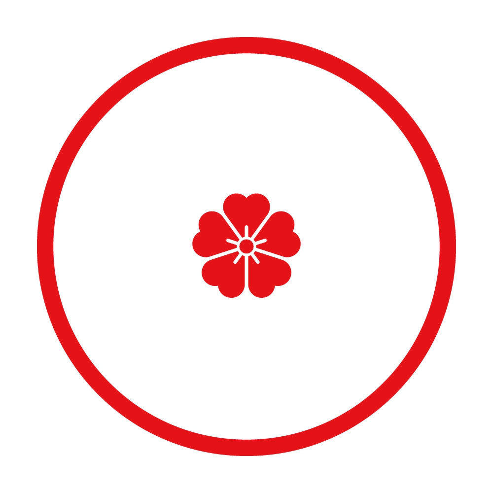 糸輪に離れ桜紋 8