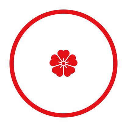 糸輪に離れ桜紋 8