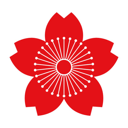 向こう山桜紋 8
