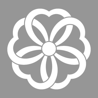 結び桜紋 7