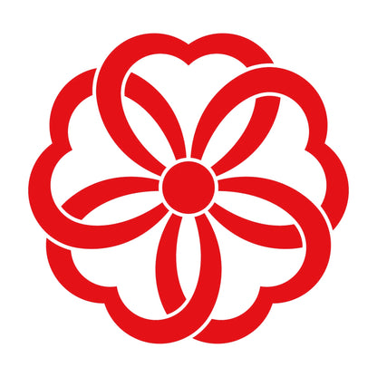 結び桜紋 8