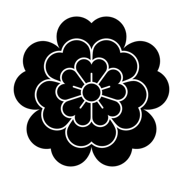 変わり八重桜紋