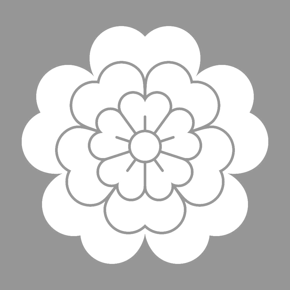 変わり八重桜紋 7