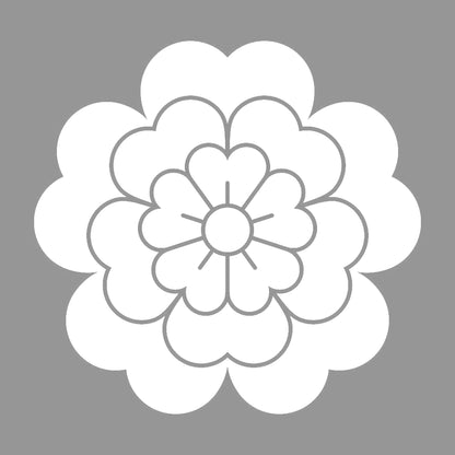 変わり八重桜紋 7