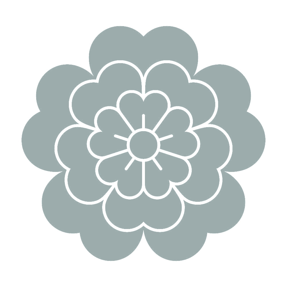 変わり八重桜紋 10