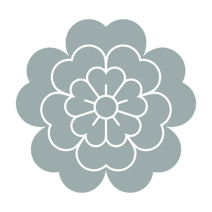 変わり八重桜紋 10
