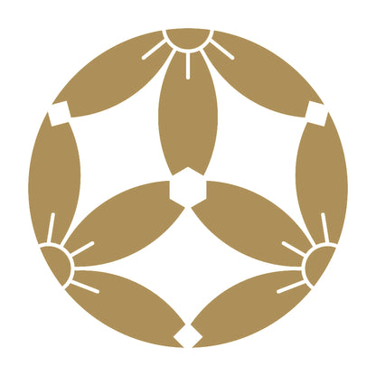 三つ割り細山桜紋 9