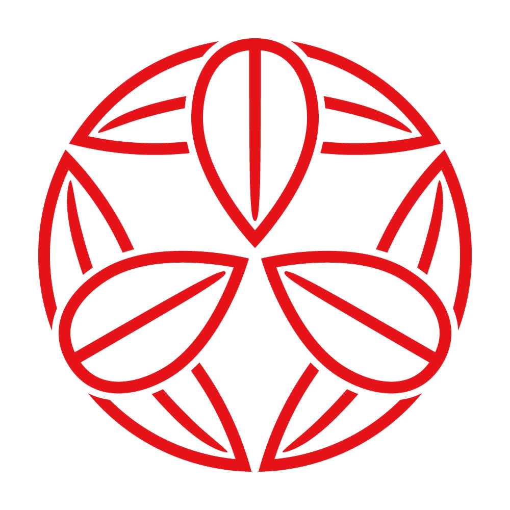 陰九枚笹紋 8