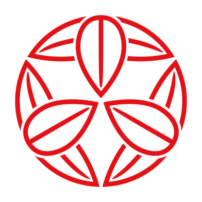 陰九枚笹紋 8