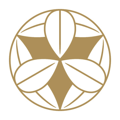 石持ち地抜き九枚笹紋 9