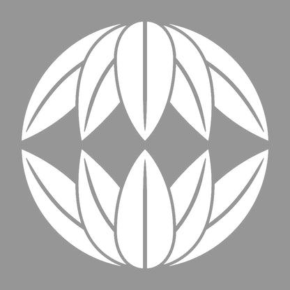 向かい十枚笹紋 7