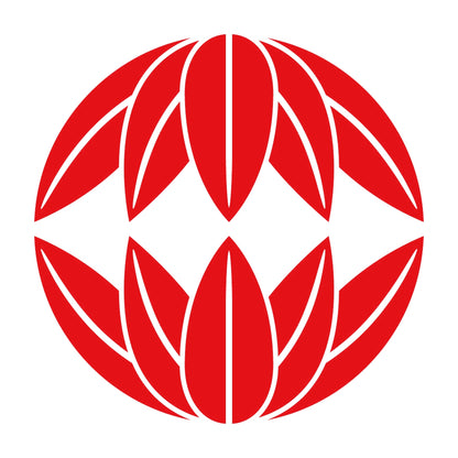 向かい十枚笹紋 8