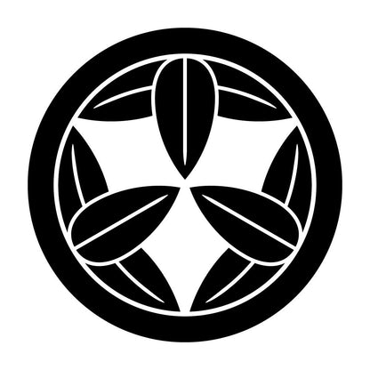 丸に細九枚笹紋