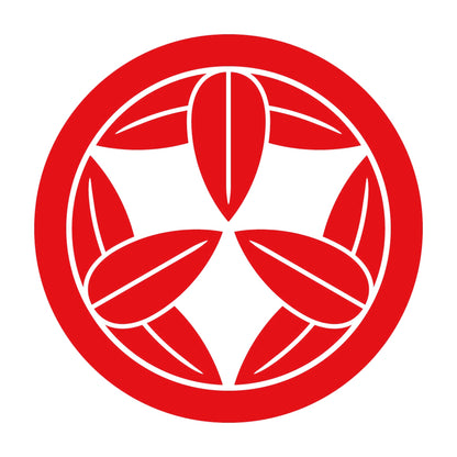 丸に細九枚笹紋 8