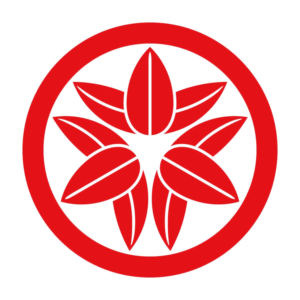 丸に頭合わせ九枚笹紋 8