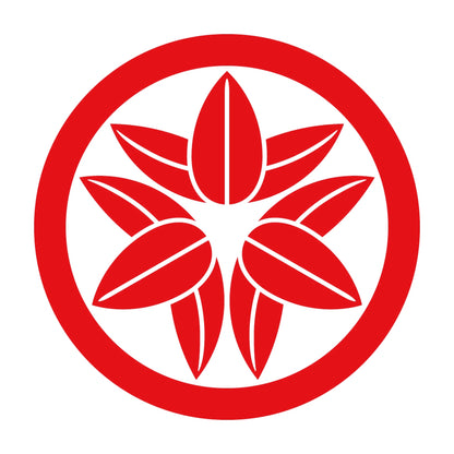 丸に頭合わせ九枚笹紋 8