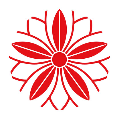 変わり笹車紋 8