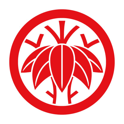 丸に二本根笹紋 8