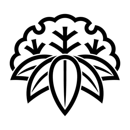 陰雪持ち笹紋