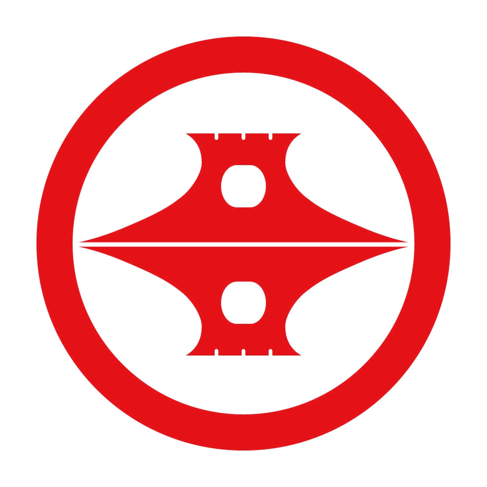 丸に二つ三味駒紋 8