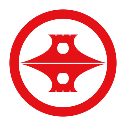 丸に二つ三味駒紋 8