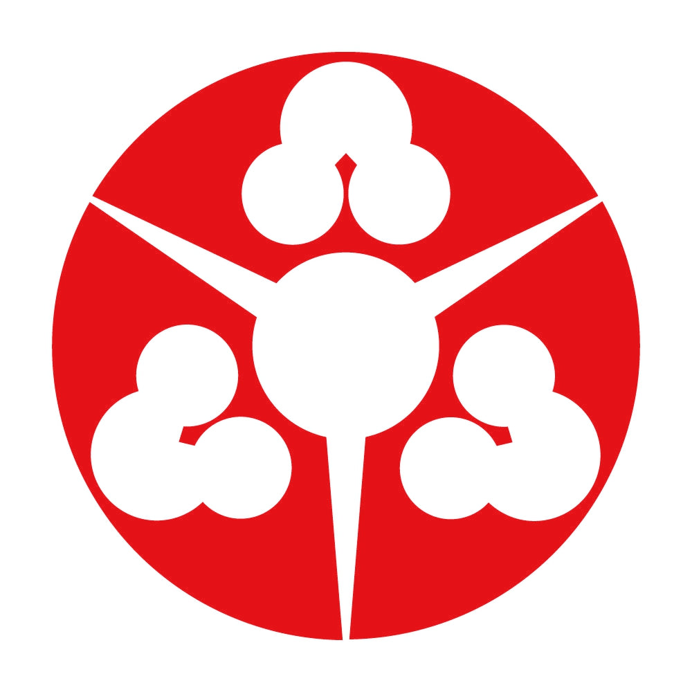 三つ地紙に地抜き州浜紋 8