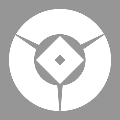 三つ地紙に釘抜き紋 7