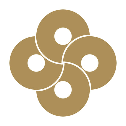 四つ捻じ蛇の目紋 9