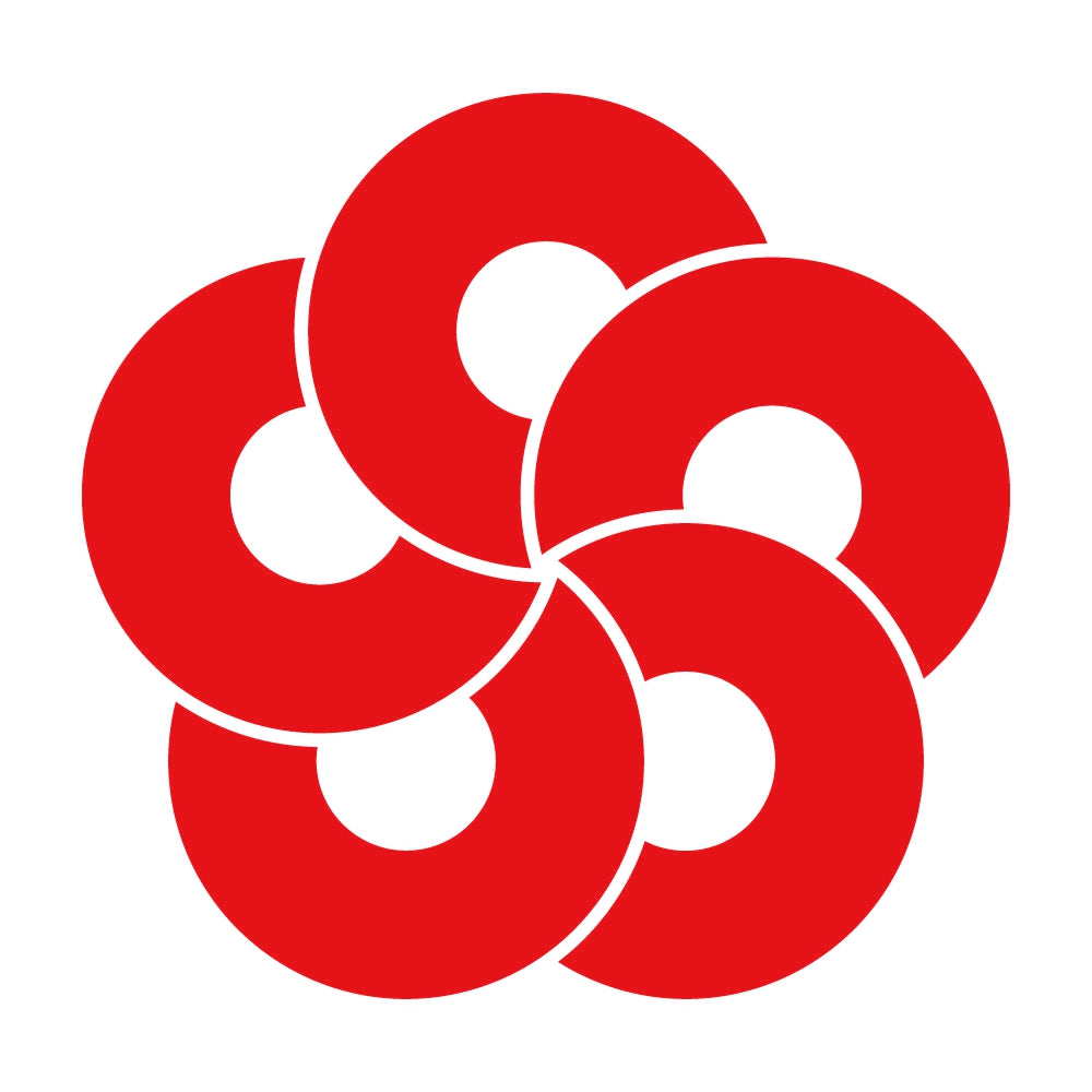 五つ捻じ蛇の目紋 8