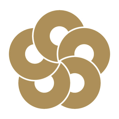 五つ捻じ蛇の目紋 9