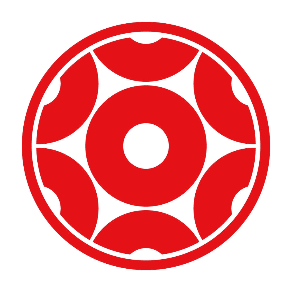 糸輪に蛇の目崩し紋 8