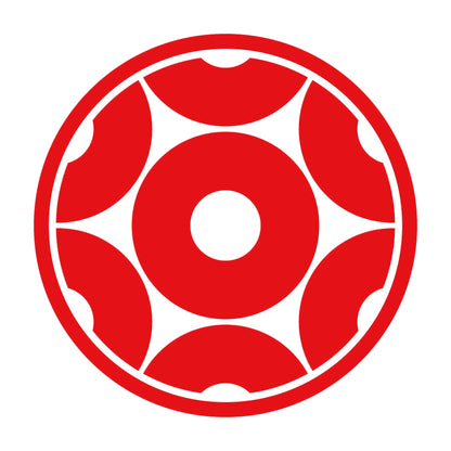 糸輪に蛇の目崩し紋 8