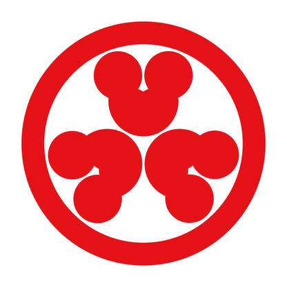 丸に頭合せ三つ洲浜紋 8