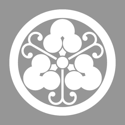 丸に蔓三つ洲浜紋 7