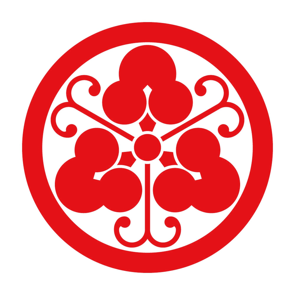 丸に蔓三つ洲浜紋 8