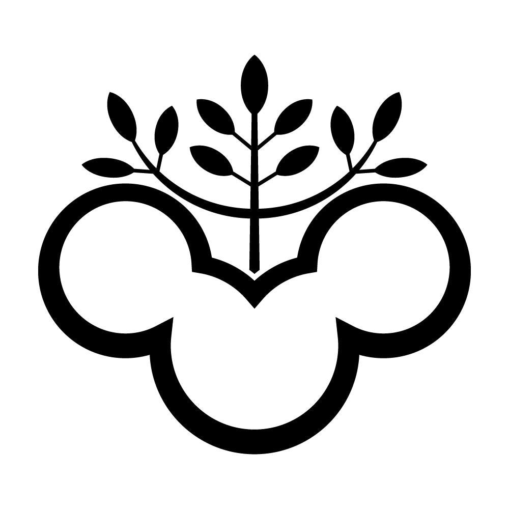 中陰洲浜桐紋