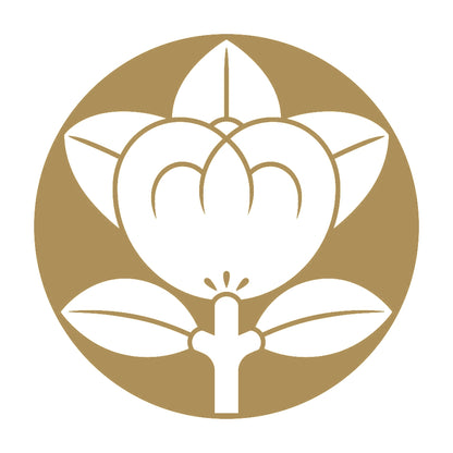 石持ち地抜き橘紋 9