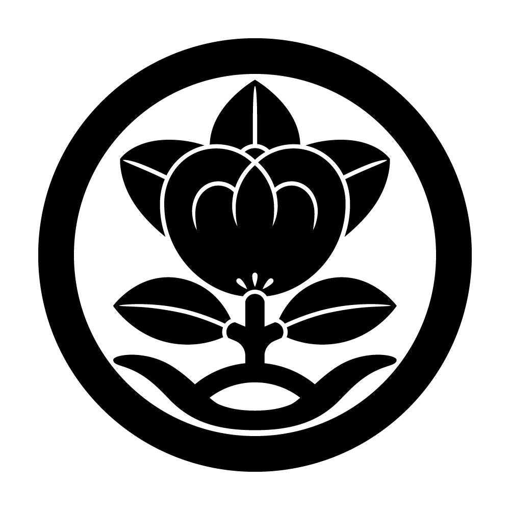 丸に台付き橘紋