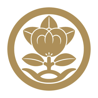 丸に台付き橘紋 9