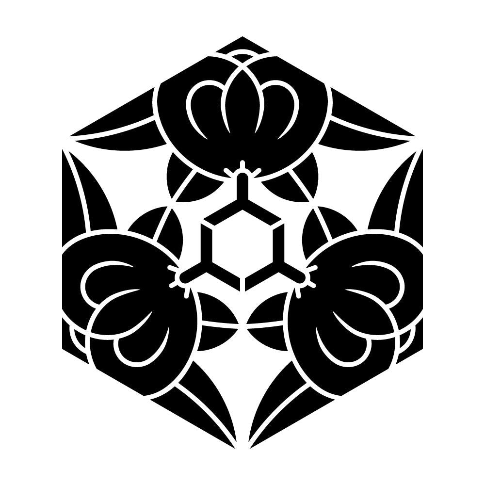 三つ橘亀甲紋