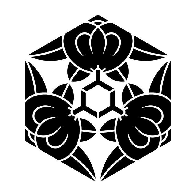 三つ橘亀甲紋