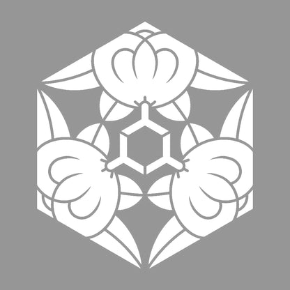 三つ橘亀甲紋 7