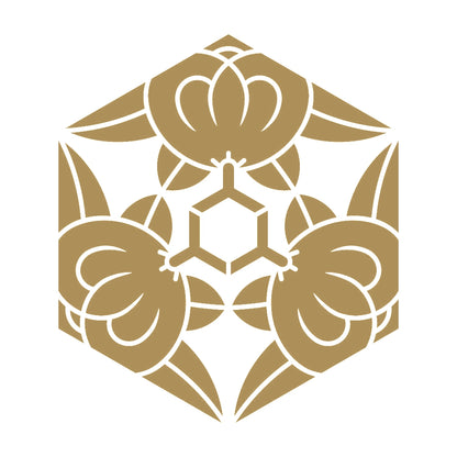 三つ橘亀甲紋 9
