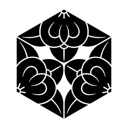 三つ割り六角橘紋